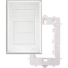 Placa Fame Evidence 4X2 Branca (Cega) Com Suporte