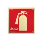 Placa Fotoluminescente - Extintor Água c/ Pictograma