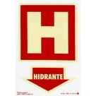 Placa Fotoluminescente Hidrante 20 x 30 Cm PAF315 Encartale