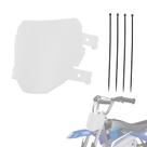 Placa frontal curva universal para dirt bike