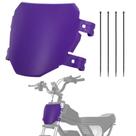 Placa frontal para bicicleta elétrica IUVWISN roxa
