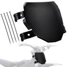 Placa Frontal para Moto de Trilha IUVWISN com Aparência de Fibra de Carbono Placa Frontal para Moto de Trilha IUVWISN com Aparência de Fibra de Carbono