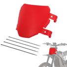 Placa frontal para número de moto elétrica off-road CHANGCHENG vermelha