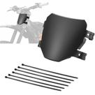 Placa frontal universal GLECTG para downhill e ebike, preta