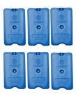 Placa Gelo-x Gel Reutilizável 500ml Kit C/ 6 Unid 17x10x3cm Cor Azul Placa Gelo-x Gel Reutilizável 500ml Kit C/ 6 Unid 17x10x3cm Cor Azul