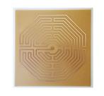Placa Grafico Labirinto D'Amiens M 7x7cm - Radionica Radiestesia