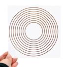 Placa Grafico Nove 9 Circulos de Proteção PVC 15x15cm - Radionica Radiestesia