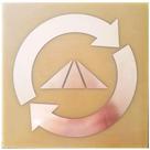 Placa Grafico Prosperador G 15x15cm - Radionica Radiestesia