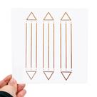 Placa Grafico Tri Luxor PVC 15x15cm - Radionica Radiestesia