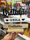 Placa gratidão