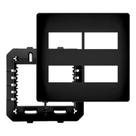 Placa Habitat Black - 04 Modulo - 4x4 - Fame