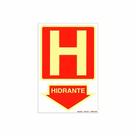 Placa Hidrante 20 x 30 Cm - Sinalize Placa Hidrante 20 x 30 Cm - Sinalize