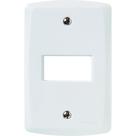 Placa Horizontal Lux² 1 Posto 4 X 2 Branca - Tramontina