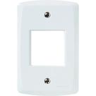 Placa Horizontal Lux² 2 Postos Juntos 4 X 2 Branca - Tramontina