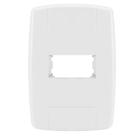 Placa Ilumi Lev 4x2 Módulo Branco Com Parafuso Ocultos - 8707