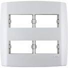Placa Ilumi Slim 4X4 Branca (2+2Modulo Distanciado) 83070