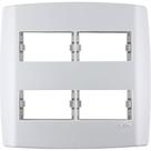 Placa Ilumi Slim 4X4 Branca (2+2Modulo Distanciado) 83070