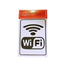 Placa Indicativa Wifi Branca 15x20cm - Pacific