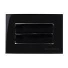 Placa Interruptor Duplo Paralelo 10a Embutir Painel Móvel Mdf Madeira Preto Margirius