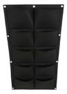 Placa Jardim Vertical feltro Parede Verde Allgreen 10 Bolsos 1mx0,5m