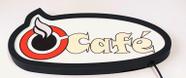 Placa led personalizada cafe letreiro luminoso