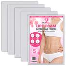 Placa Lipo Foam Ab para roupas de compressão Ms.Medic, pacote com 5 Placa Lipo Foam Ab para roupas de compressão Ms.Medic, pacote com 5