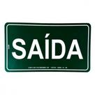 Placa Look 15X25Cm Fotoluminescente(Saida) - Kit C/5 Pecas