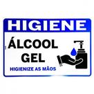 Placa Look 20X30Cm (Alcool Gel Horizontal) - Kit C/5 Pecas Placa Look 20X30Cm (Alcool Gel Horizontal) - Kit C/5 Pecas
