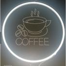 Placa luminosa em led café, cofee 30cm - ideal para cantinho do cafe