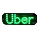Placa Luminoso carro Uber Usb Motorista Completa Led