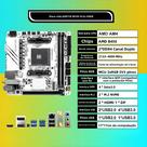 Placa-Mãe AMD AM4 ITX Para Processadores Ryzen R3 R5 R7, RAM DDR4, PCI-E 3.0 B450I-PLUS ARGB Para