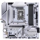 Placa Mãe Colorful Battle-AX B760M-White WiFi D5 V20, Chipset B760, Intel LGA 1700, mATX, DDR5