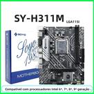 Placa-Mãe Gamer Intel LGA 1151 SOYO H311 DDR4 2133 2400 2666MHz 32GB M.2 SATA3 USB3.0 Para Desktop