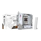Placa Mãe Gigabyte X870I AORUS PRO ICE, AMD AM5, Mini ITX, DDR5, LED RGB, Bluetooth, Wi-Fi 7, Branca - 9AX87IPRE-00 Placa Mãe Gigabyte X870I AORUS PRO ICE, AMD AM5, Mini ITX, DDR5, LED RGB, Bluetooth, Wi-Fi 7, Branca - 9AX87IPRE-00
