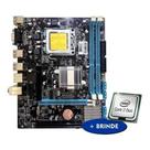 Placa mãe Intel 775 DDR3 Barato com cooler + Processador pronto para Uso