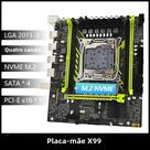 Placa-Mãe Intel Xeon X99 Mucai - LGA 2011-3, DDR4, NVMe M.2, 4 Canais