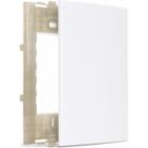 Placa Margirius Sleek 4X2 Branca (Cega) Com Suporte 16027