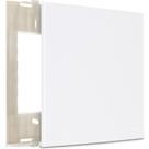 Placa Margirius Sleek 4X4 Branca (Cega) Com Suporte 16022