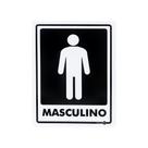 Placa Masculino 15 x 20 Cm PS66 Encartale
