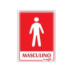 Placa - masculino / em ps e.p.i. 20 x 15cm emplac br