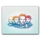 Placa MDF 20 cm x 30 cm - Coldplay (BD12)