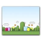 Placa MDF 20 cm x 30 cm - Nintendo Mario (BD03)