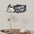 Placa MDF Cantinho do Café para Cozinha ou Área Gourmet