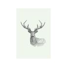 Placa MDF Safari Geométrico Alce 30x40cm Placa MDF Safari Geométrico Alce 30x40cm