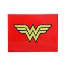 Placa Metal Dc Or Ww Logo Vermelho E Amarelo 26X20X1Cm 43023