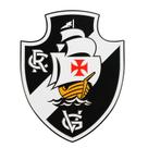 Placa Metal Formato Escudo Time 20x16cm - Vasco