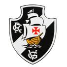 Placa Metal Formato Escudo Time Decoração 20.5x17.5cm - Vasco