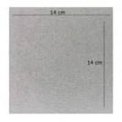 Placa Mica de Microondas Universal 14x14 Placa Mica de Microondas Universal 14x14