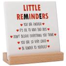 Placa motivacional Lodeskee Little Reminders com placa motivacional