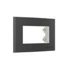 Placa + Móveis 45x65mm c/ Suporte Sleek Grafite - Margirius Placa + Móveis 45x65mm c/ Suporte Sleek Grafite - Margirius